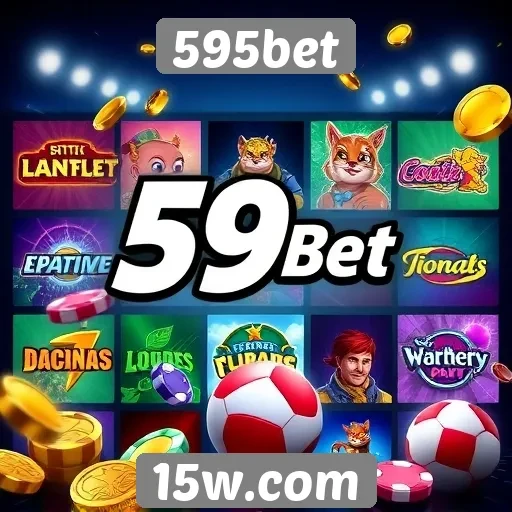 Diversidade de jogos disponíveis na 595bet
